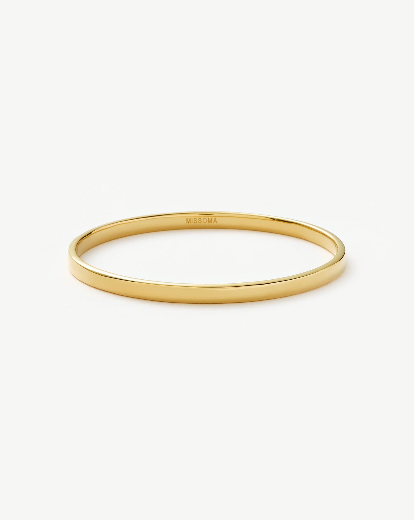 Classic Round Bangle | 18ct Gold Plated