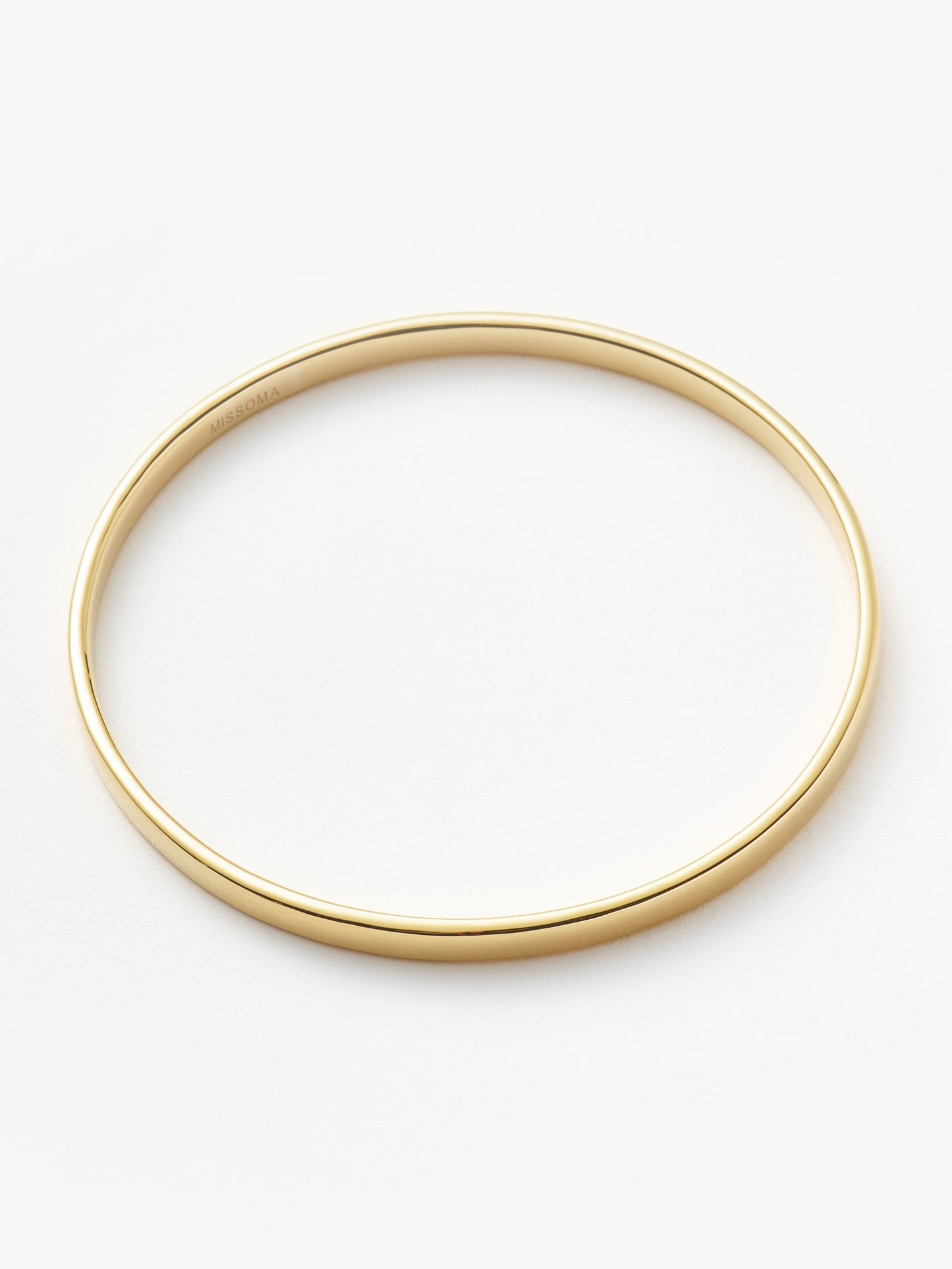 Classic Round Bangle | 18ct Gold Plated
