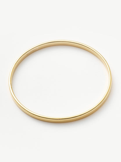 Classic Round Bangle | 18ct Gold Plated